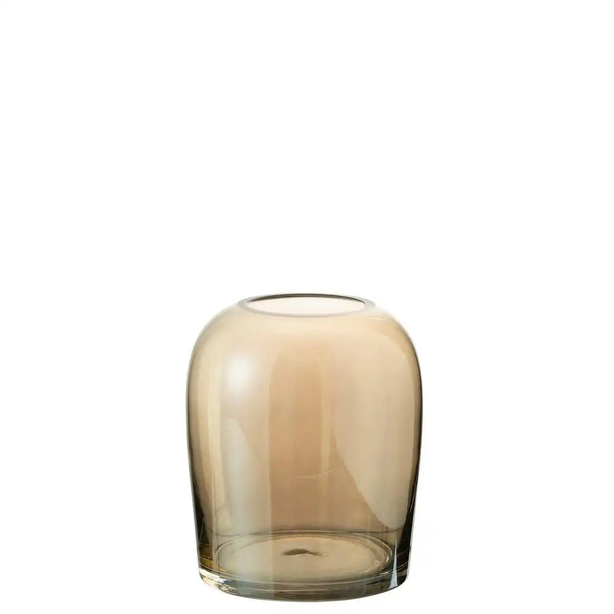 J-Line Vase Egg - Glas - Braun - klein - 19,00 cm hoch - HomeDesign Knaus