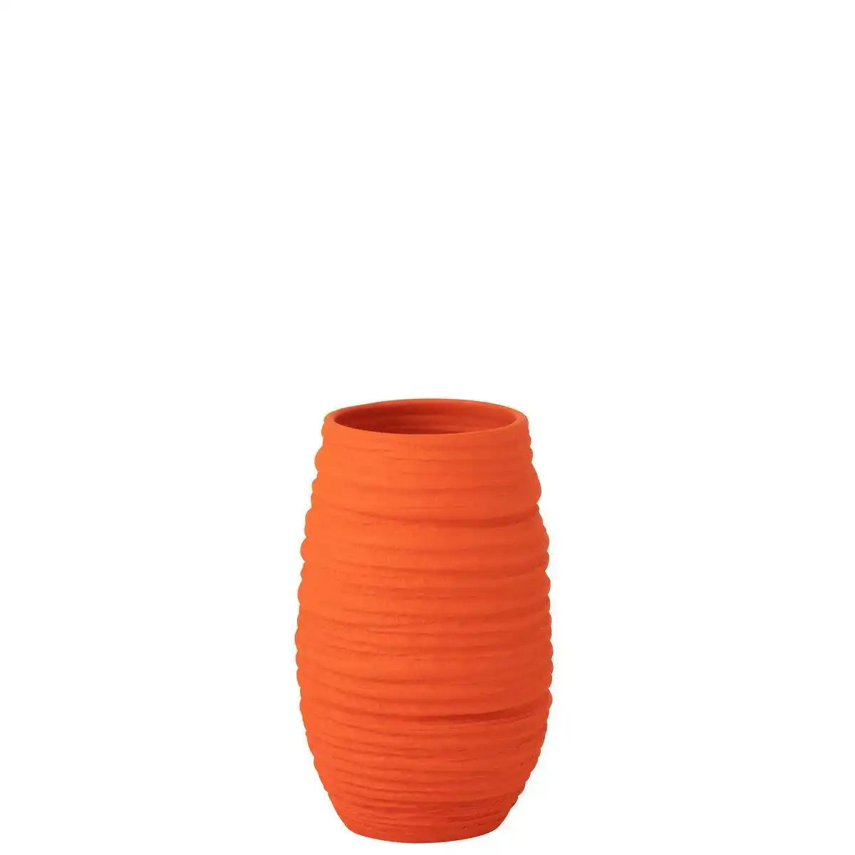 J-Line Vase Fiesta Keramik Orange Groß - HomeDesign Knaus