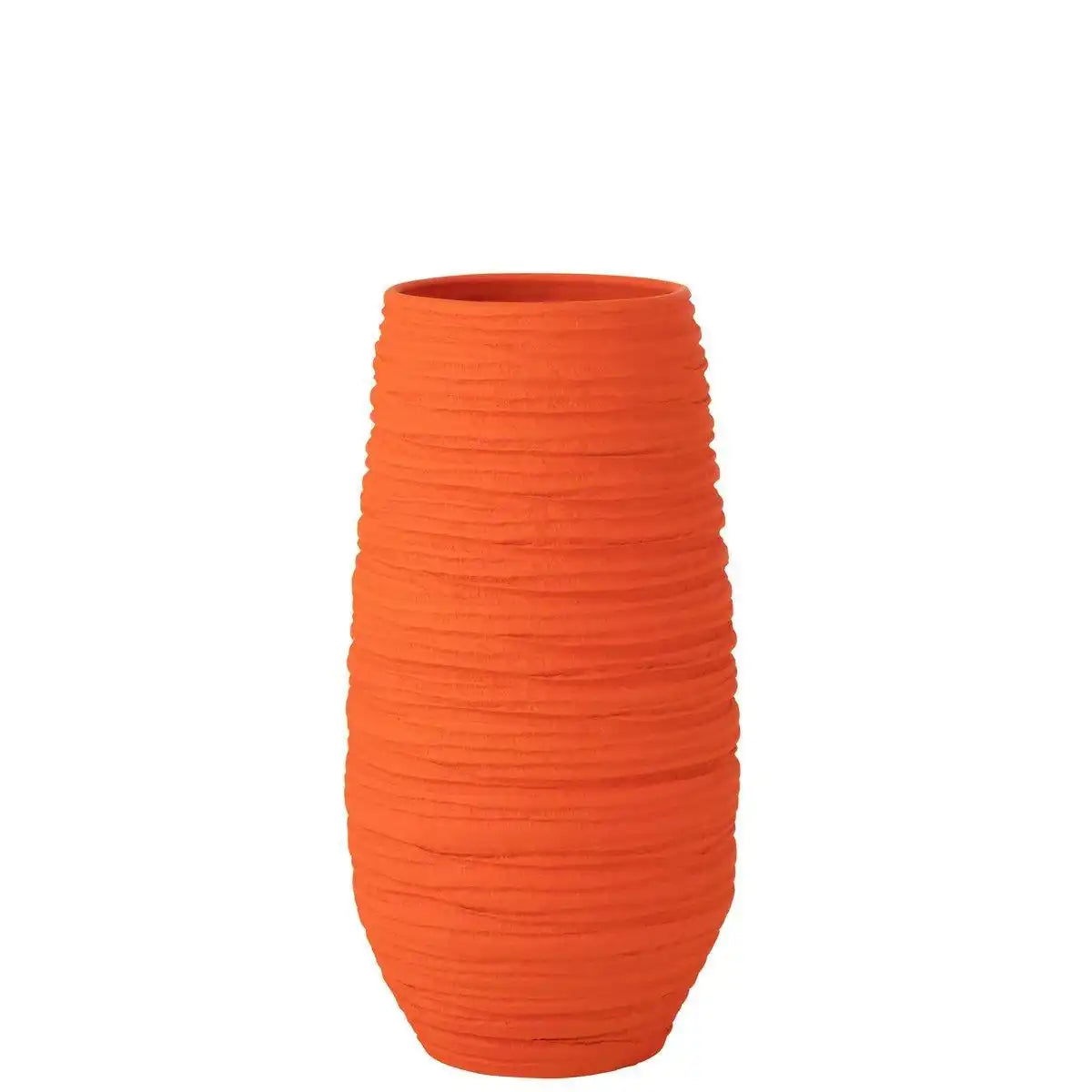 J-Line Vase Fiesta Keramik Orange X-Large - HomeDesign Knaus