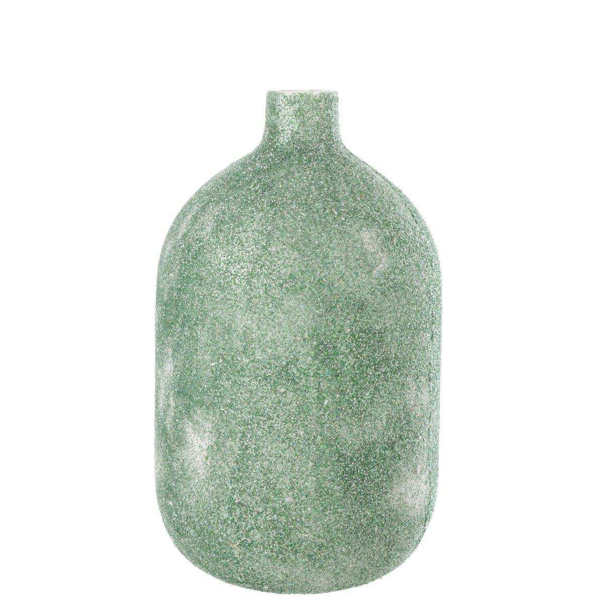 J-Line Vase Fore - Glas - Grün - HomeDesign Knaus