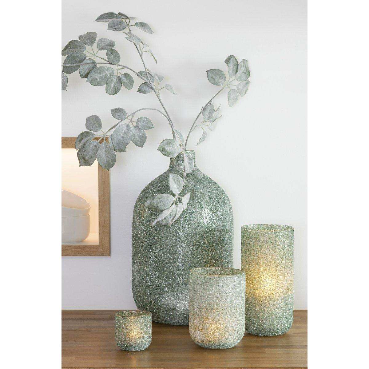 J-Line Vase Fore - Glas - Grün - HomeDesign Knaus
