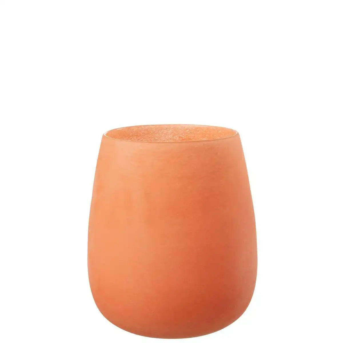 J-Line Vase Frosted – Glas – Koralle – 27,00 cm hoch - HomeDesign Knaus