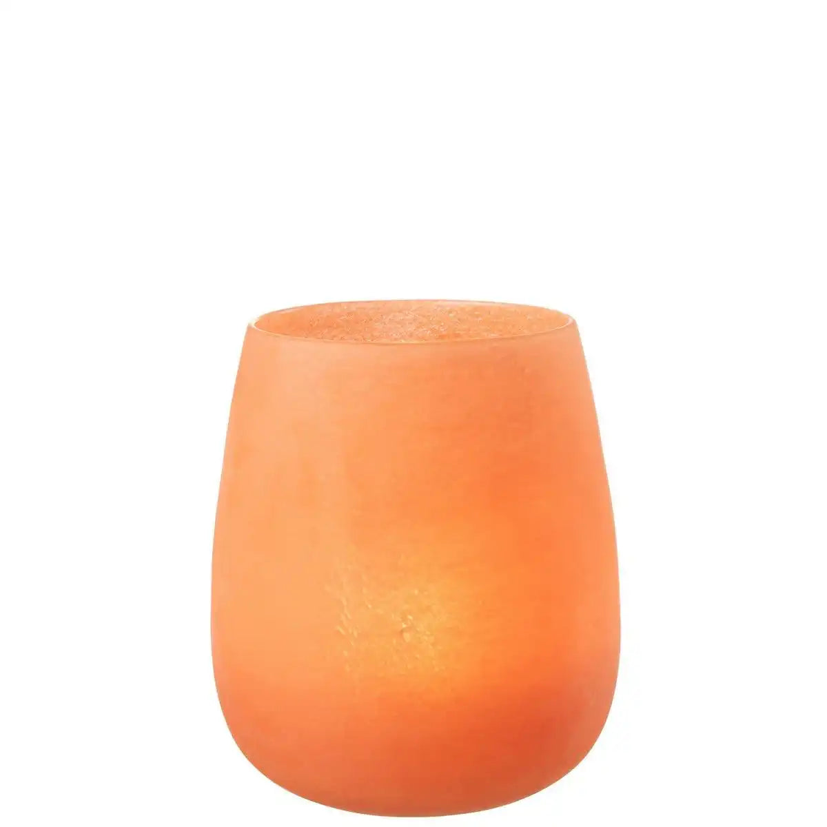 J-Line Vase Frosted – Glas – Koralle – 27,00 cm hoch - HomeDesign Knaus