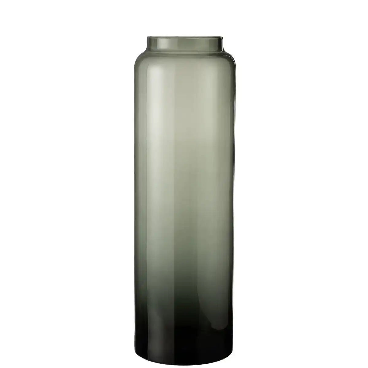 J-Line Vase gerade lang Glas grau groß - HomeDesign Knaus
