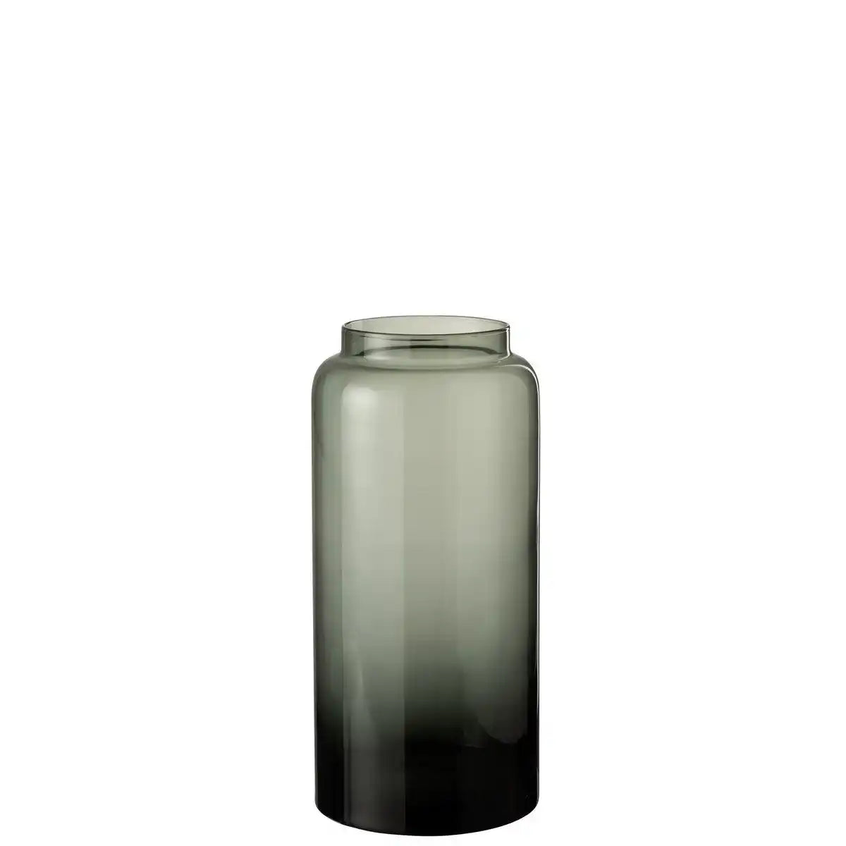 J-Line Vase gerade lang Glas grau klein - HomeDesign Knaus