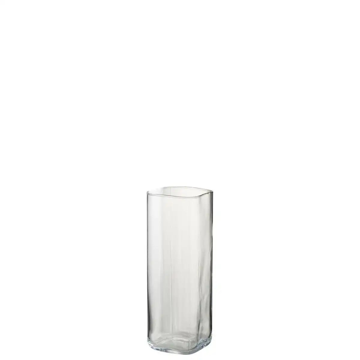 J-Line Vase gerade quadratisch transparent klein - HomeDesign Knaus