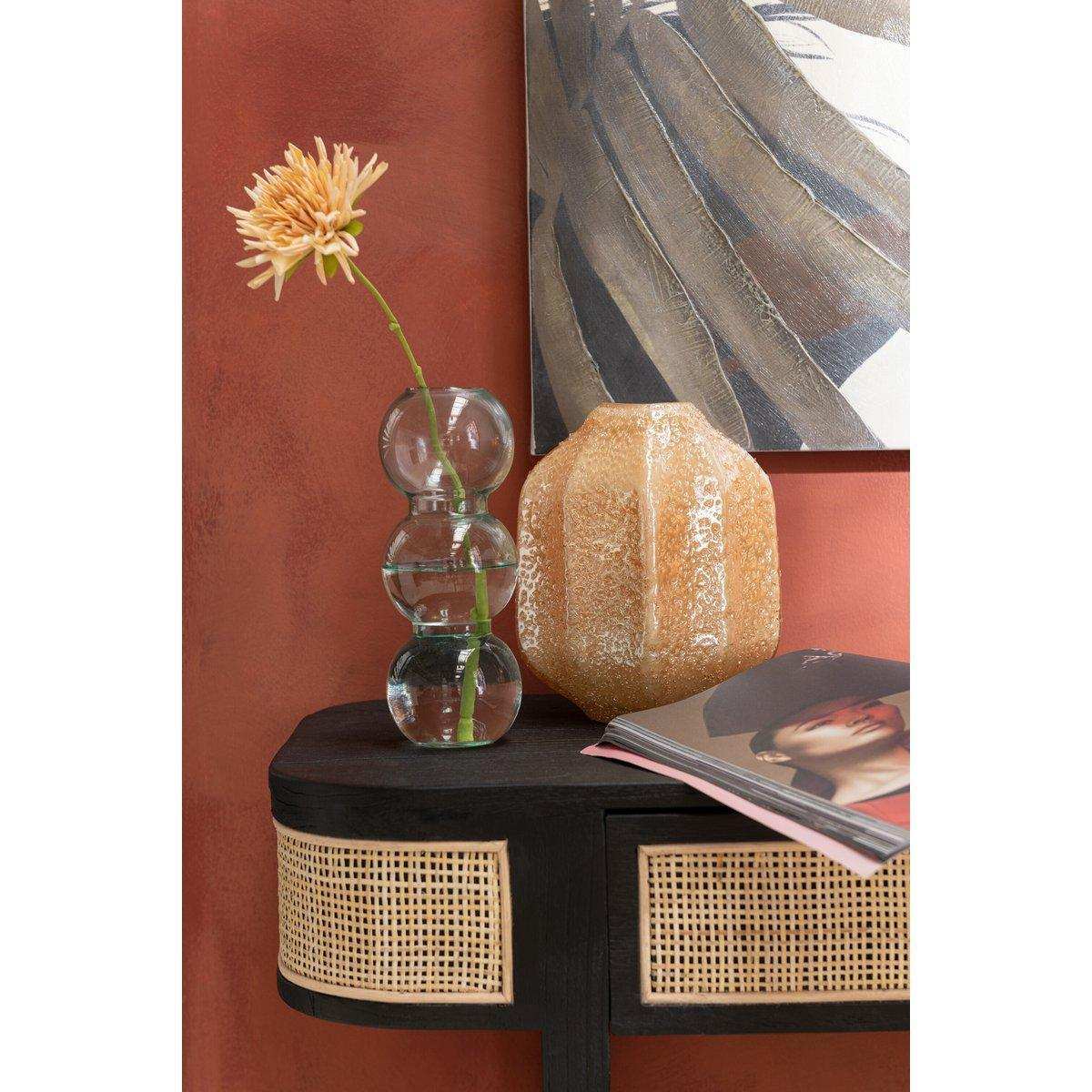 J-Line Vase - Glas - hellorange - klein - HomeDesign Knaus
