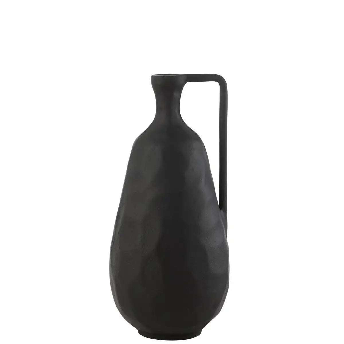 J-Line Vase Goa Aluminium Schwarz Groß - HomeDesign Knaus