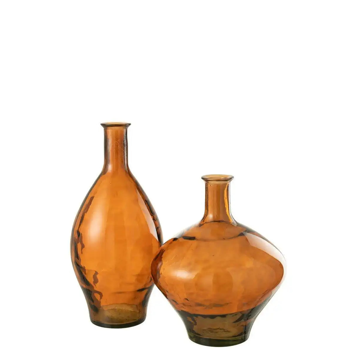 J-Line Vase High - Glas - Braun - HomeDesign Knaus