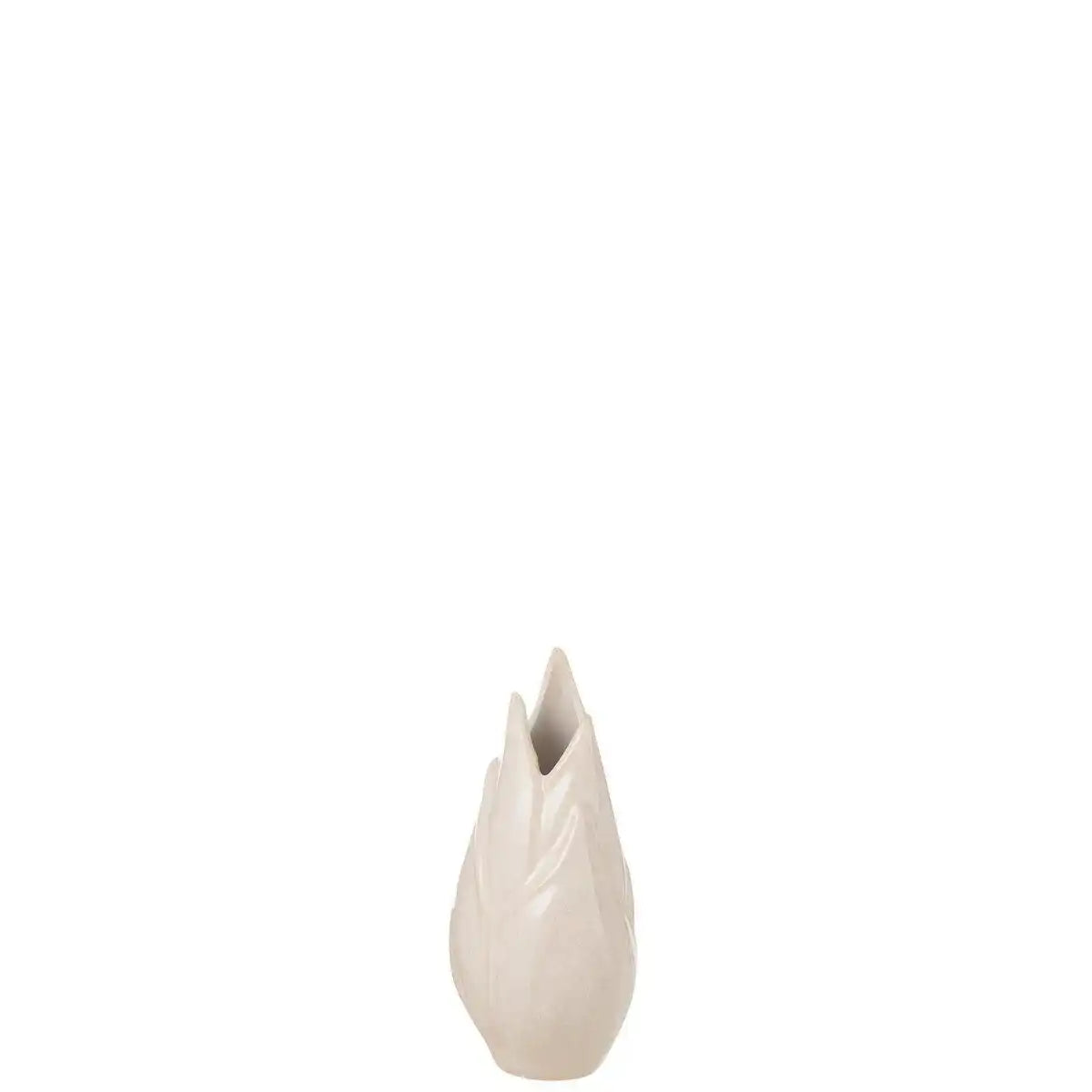 J-Line Vase Ibiza Shiny - Keramik - Beige - klein - HomeDesign Knaus