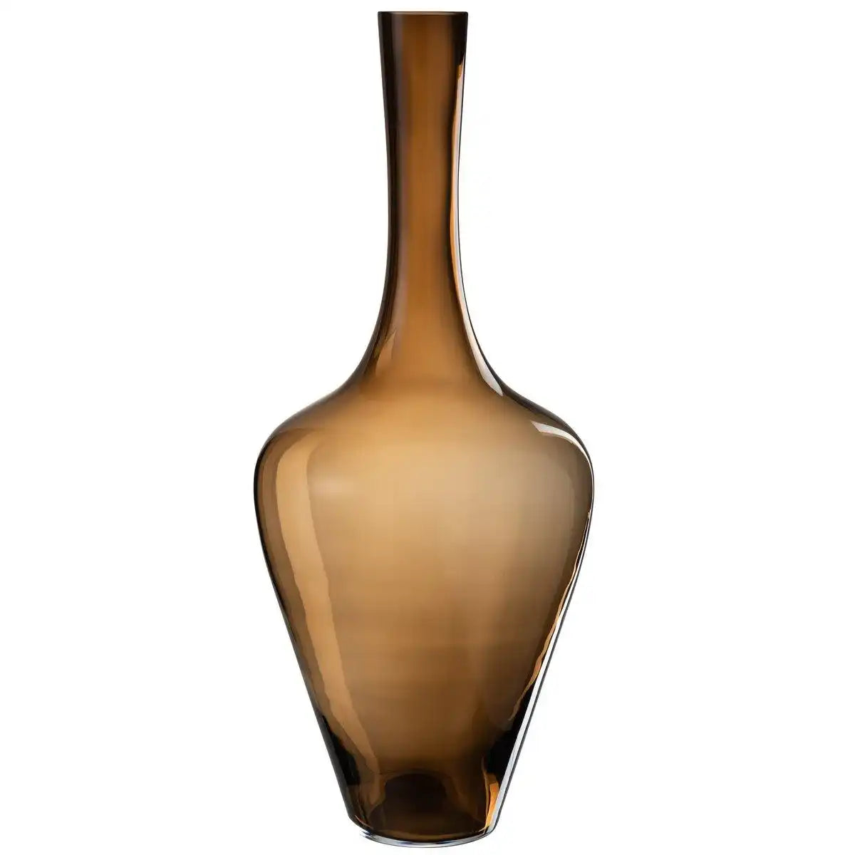 J-Line Vase Joni - Glas - Bernstein - groß - HomeDesign Knaus