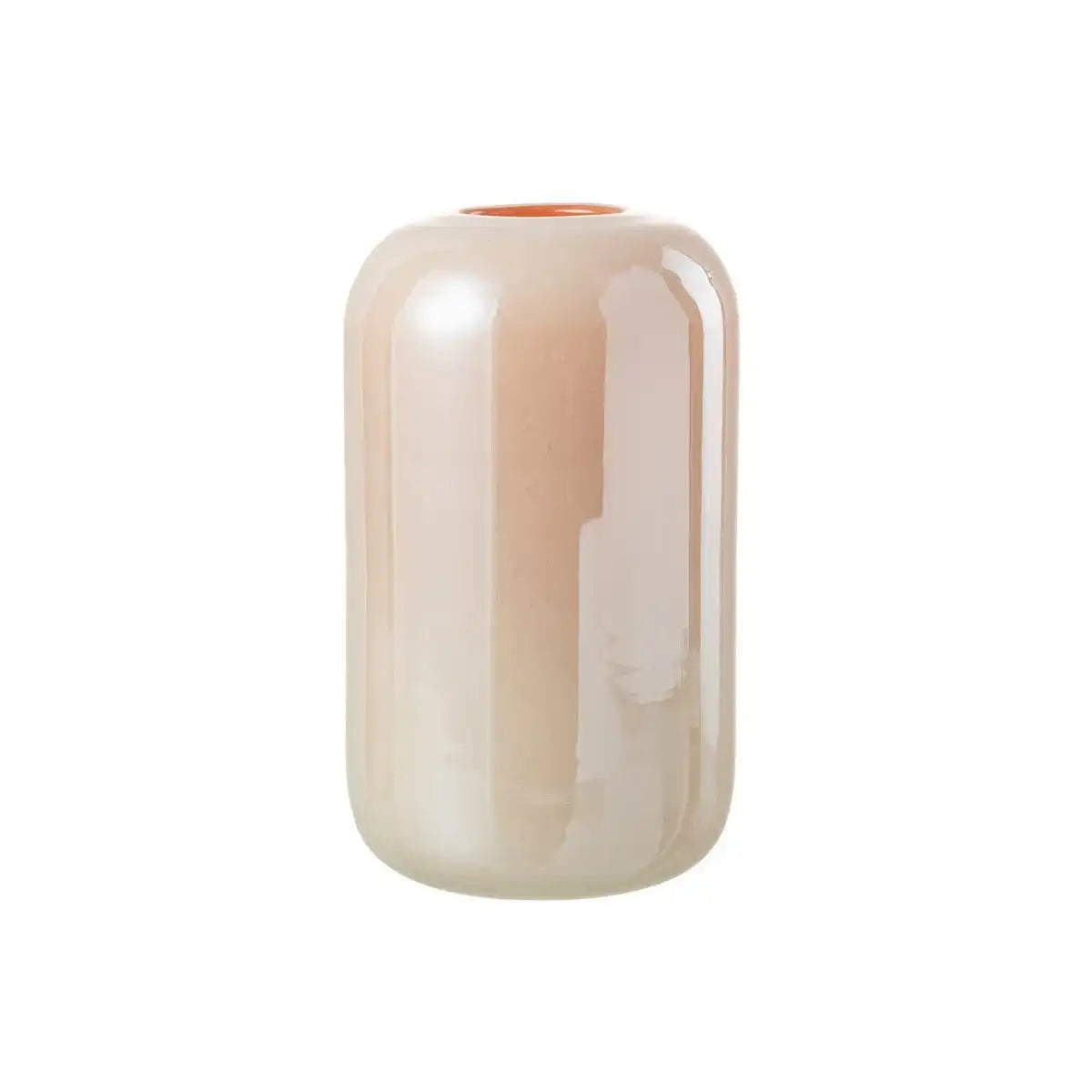 J-Line Vase Julien – Glas – Orange/Rosa – groß - HomeDesign Knaus
