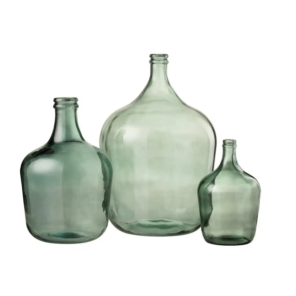 J-Line Vase Karaffe Glas Grün Groß - HomeDesign Knaus