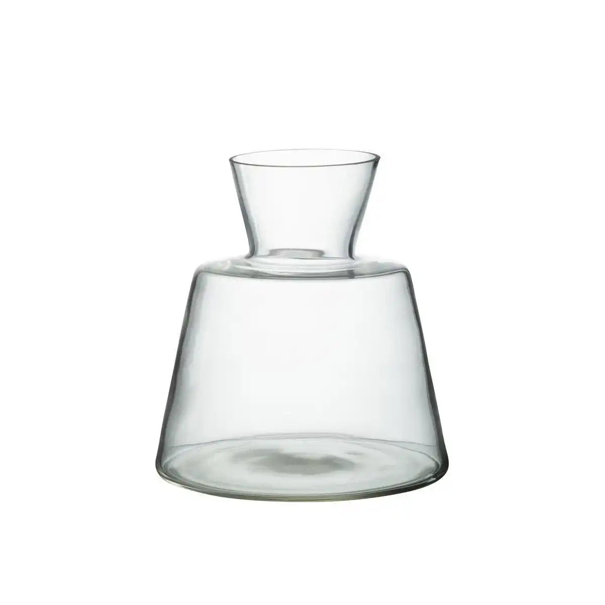 J-Line Vase Konisches Glas Transparent Groß - HomeDesign Knaus