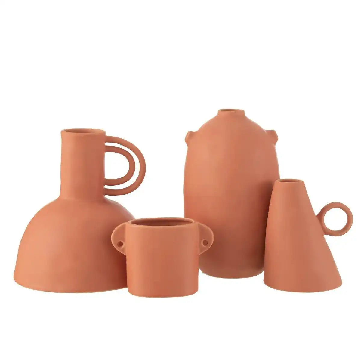J-Line Vase Krug Renaissance – Keramik – Orange - HomeDesign Knaus