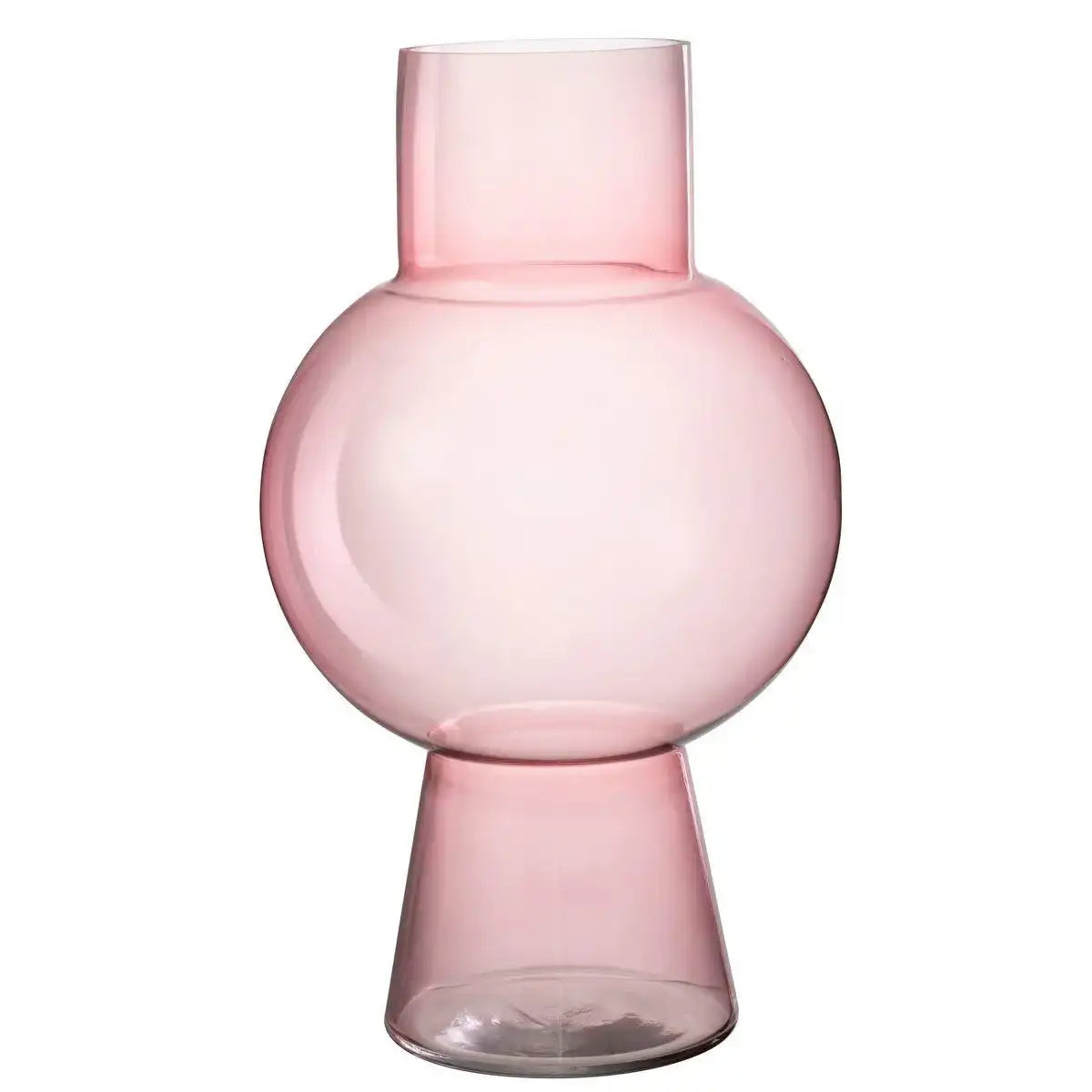 J-Line Vase Kugelglas Hellrosa Groß - HomeDesign Knaus