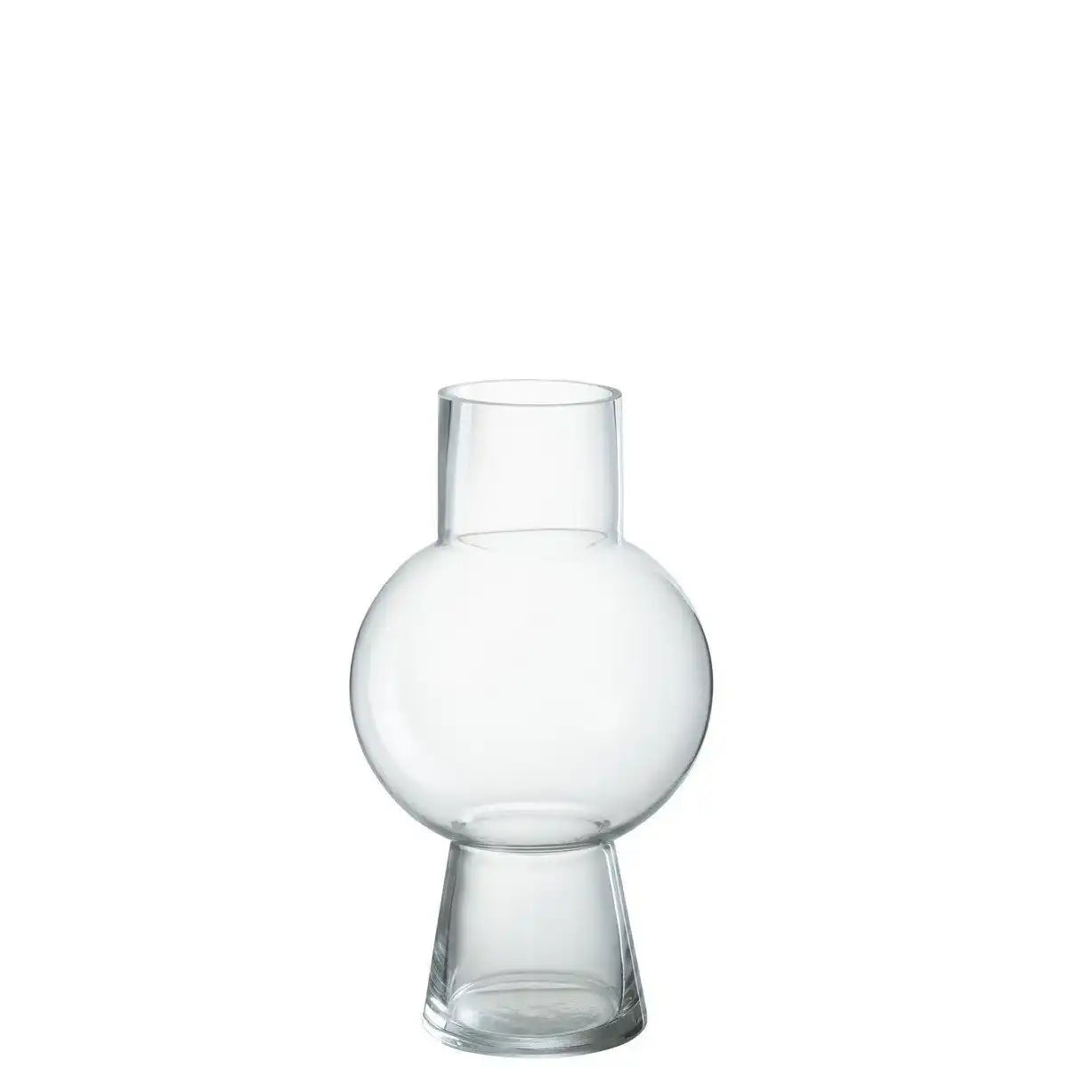 J-Line Vase Kugelglas Transparent Mittel - HomeDesign Knaus
