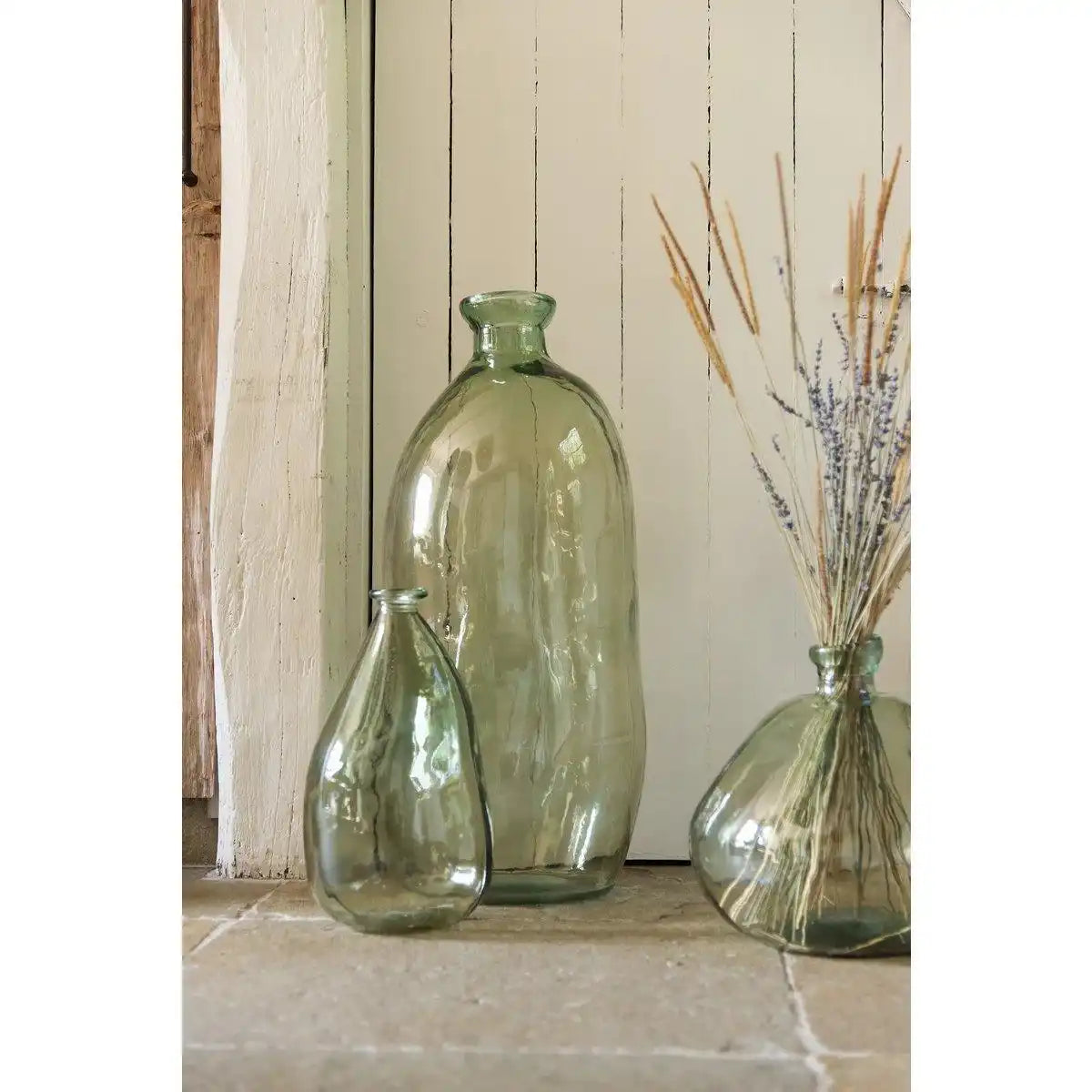 J-Line Vase Laura – Glas – Wassergrün - HomeDesign Knaus