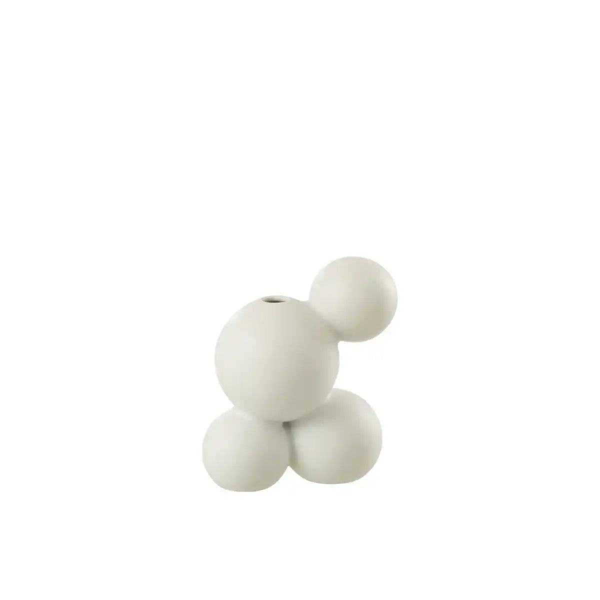 J-Line Vase Lea - Porzellan - Weiß - HomeDesign Knaus