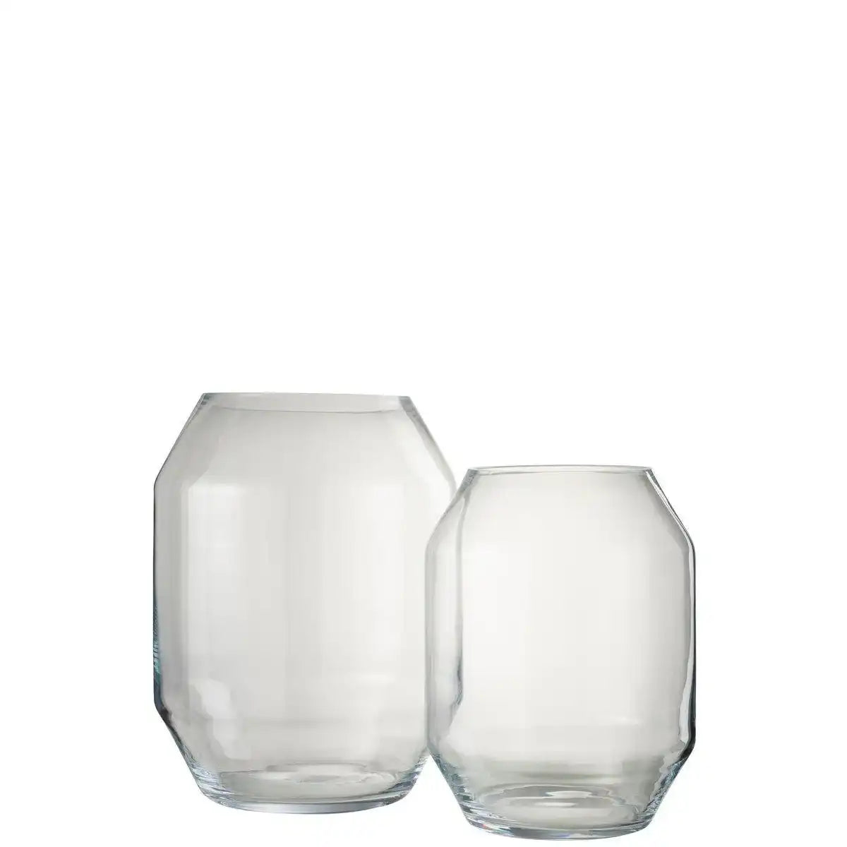 J-Line Vase Lilou - Glas - transparent - groß - 40,00 cm hoch - HomeDesign Knaus