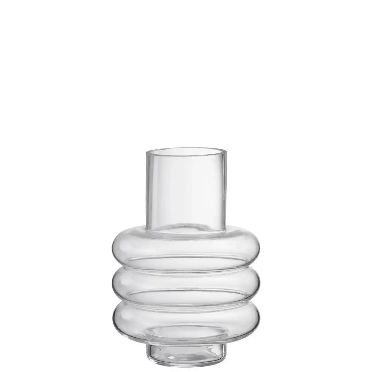 J-Line Vase Lima - Glas - transparent - klein - 20 cm - HomeDesign Knaus
