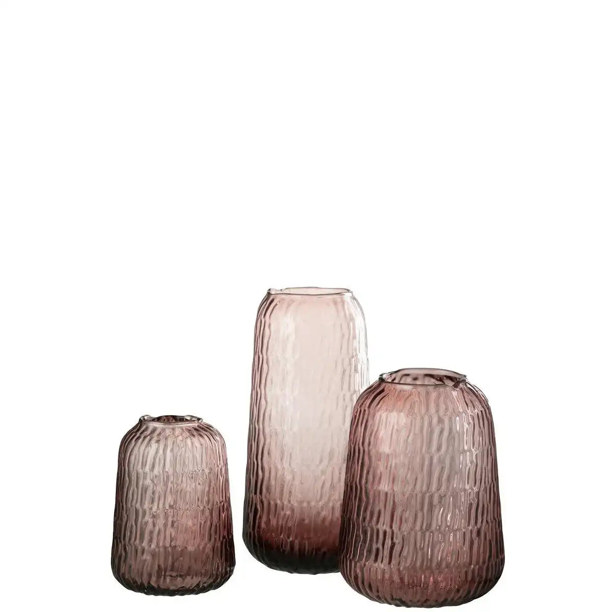 J-Line Vase Lolita Glas Rosa Groß - HomeDesign Knaus