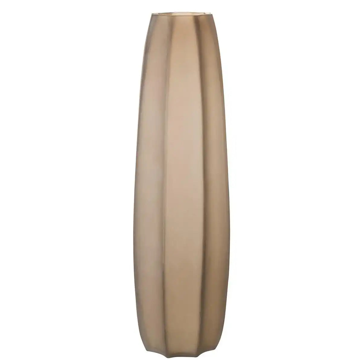 J-Line Vase Long Stripe Sand – Glas – Hellbraun - HomeDesign Knaus