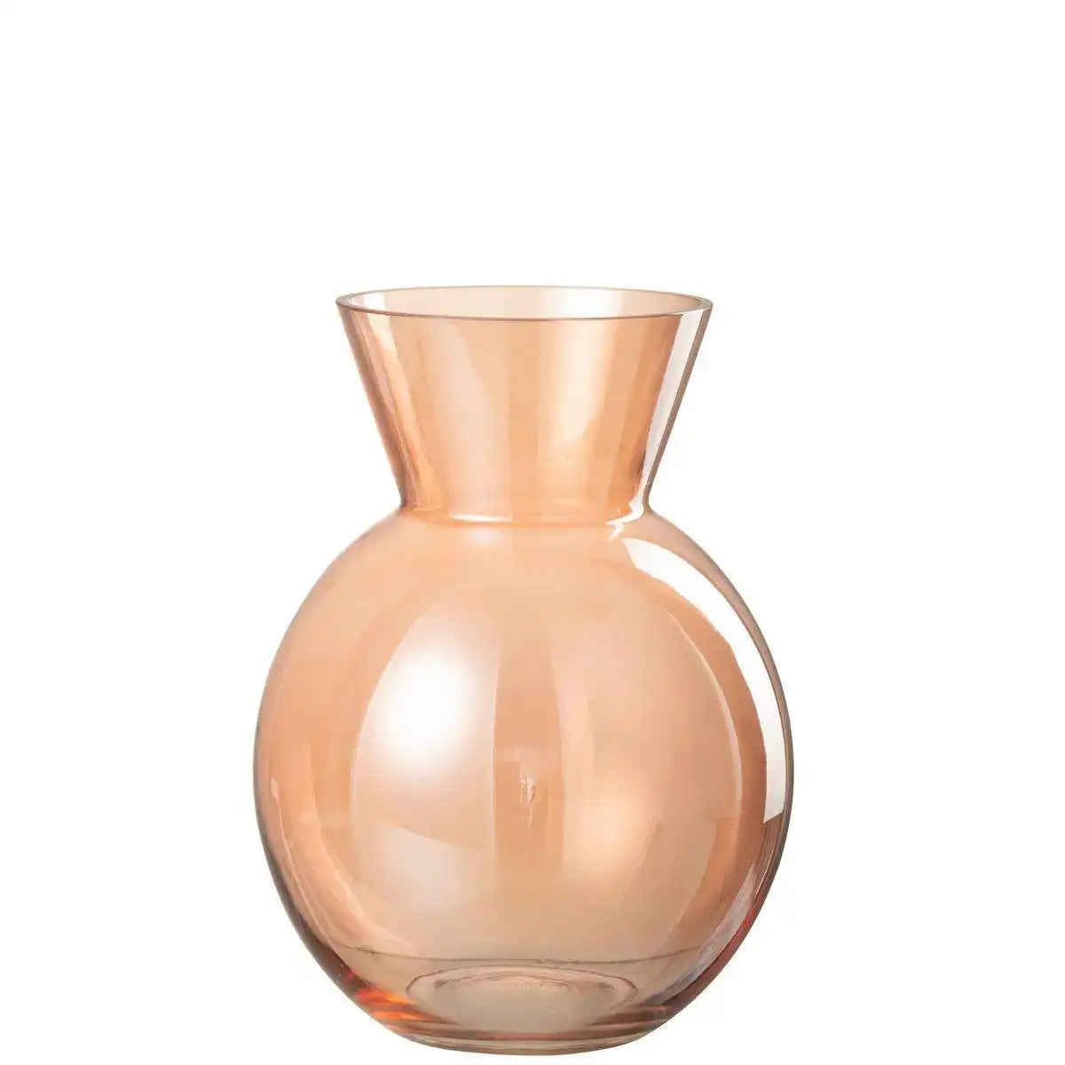 J-Line Vase Lucy – Glas – Orange – groß - HomeDesign Knaus