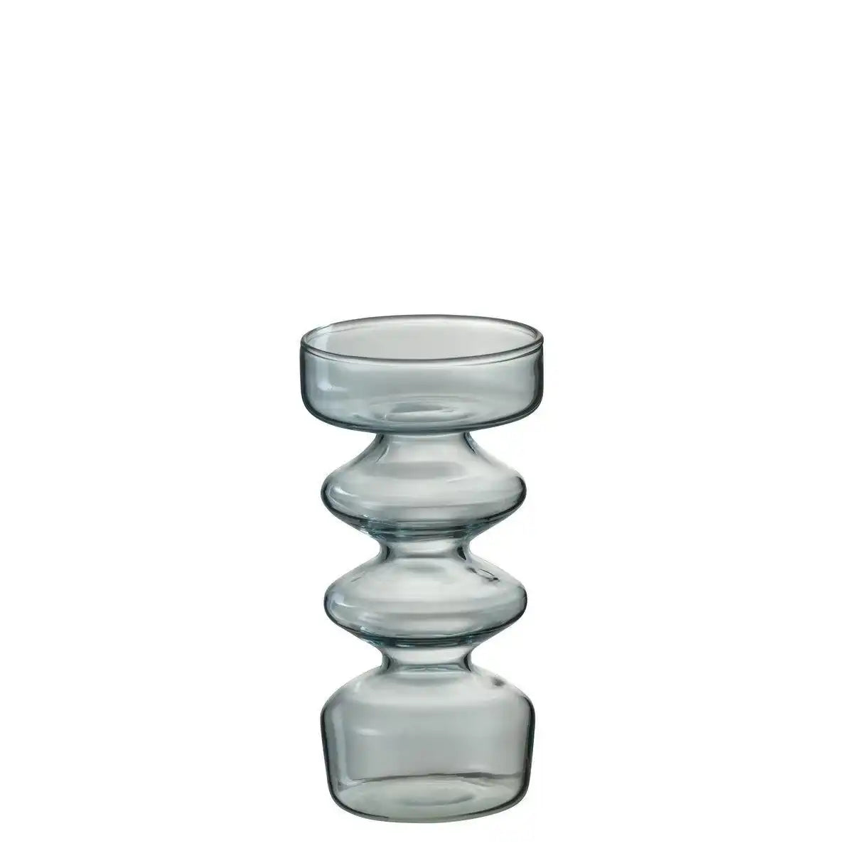 J-Line Vase Luna - Glas - Blau - klein - HomeDesign Knaus