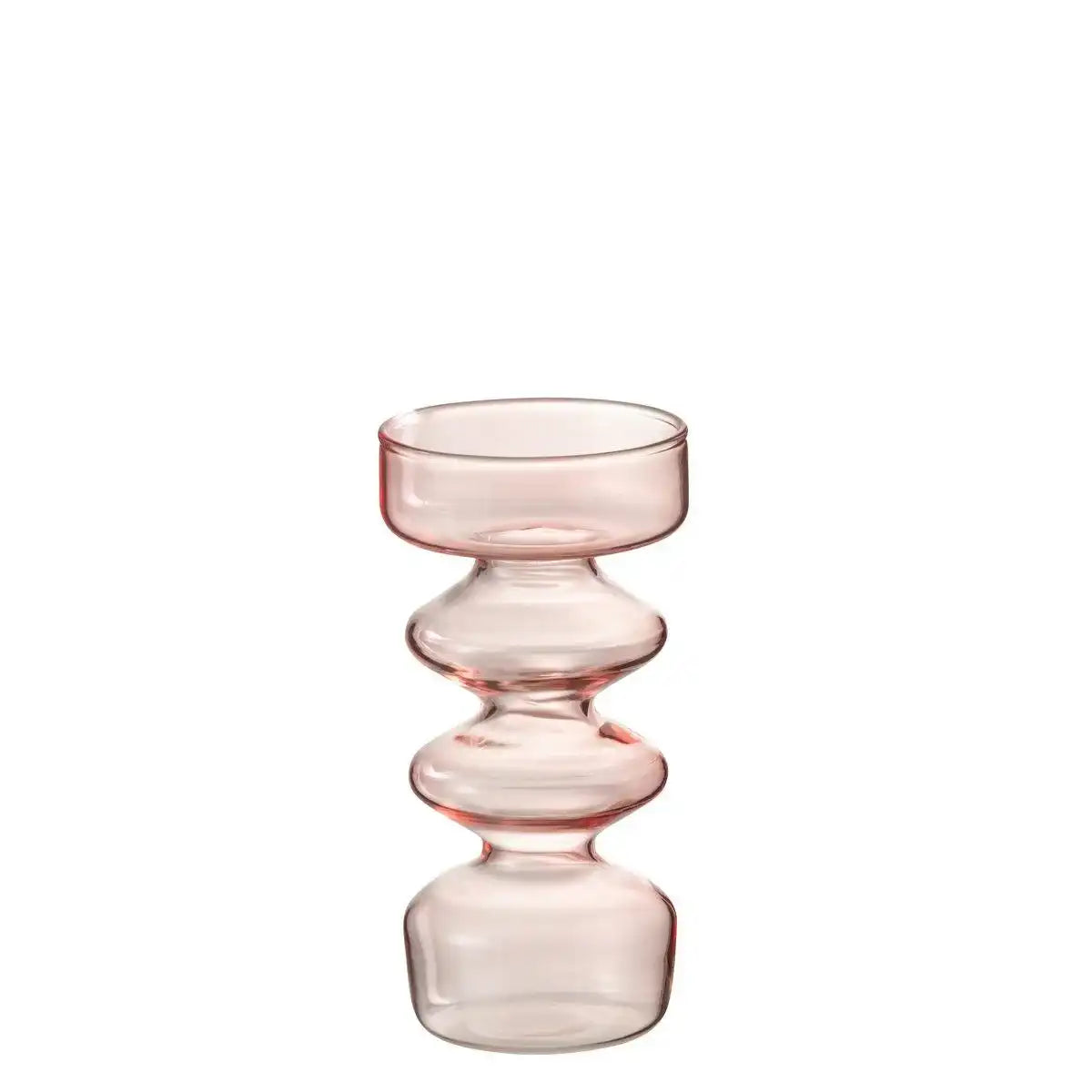 J-Line Vase Luna - Glas - Rosa - klein - HomeDesign Knaus