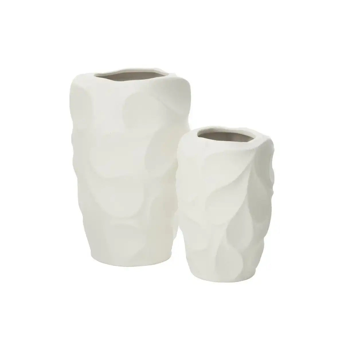 J-Line Vase Mirena Clay Weiß Groß - HomeDesign Knaus