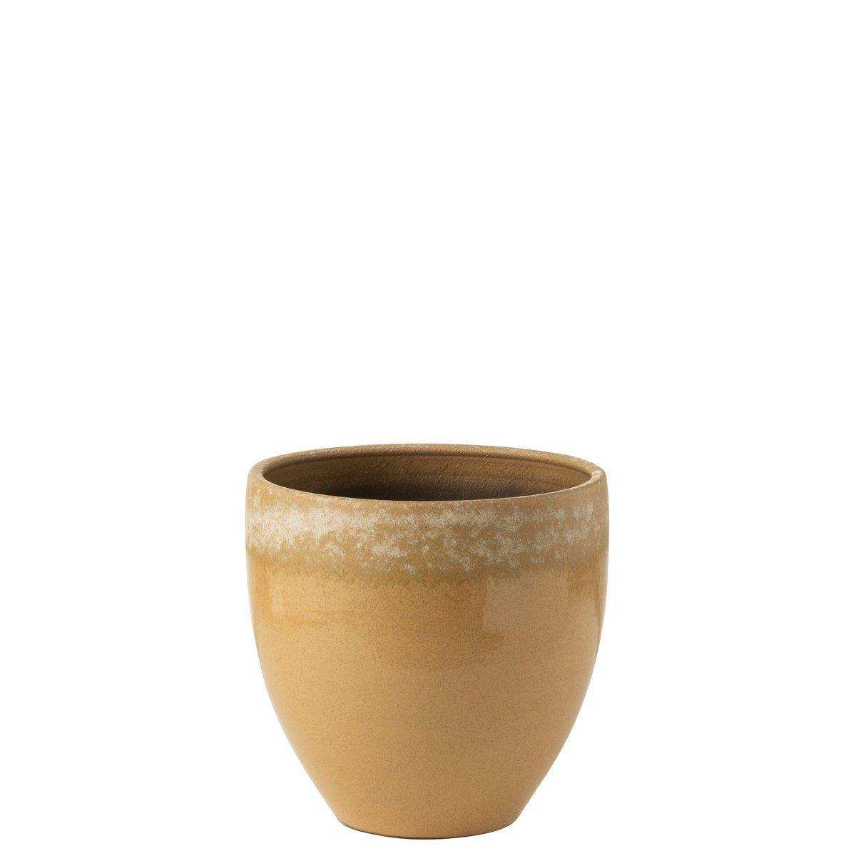 J-Line Vase Modern - Keramik - Hellbraun - Klein - HomeDesign Knaus