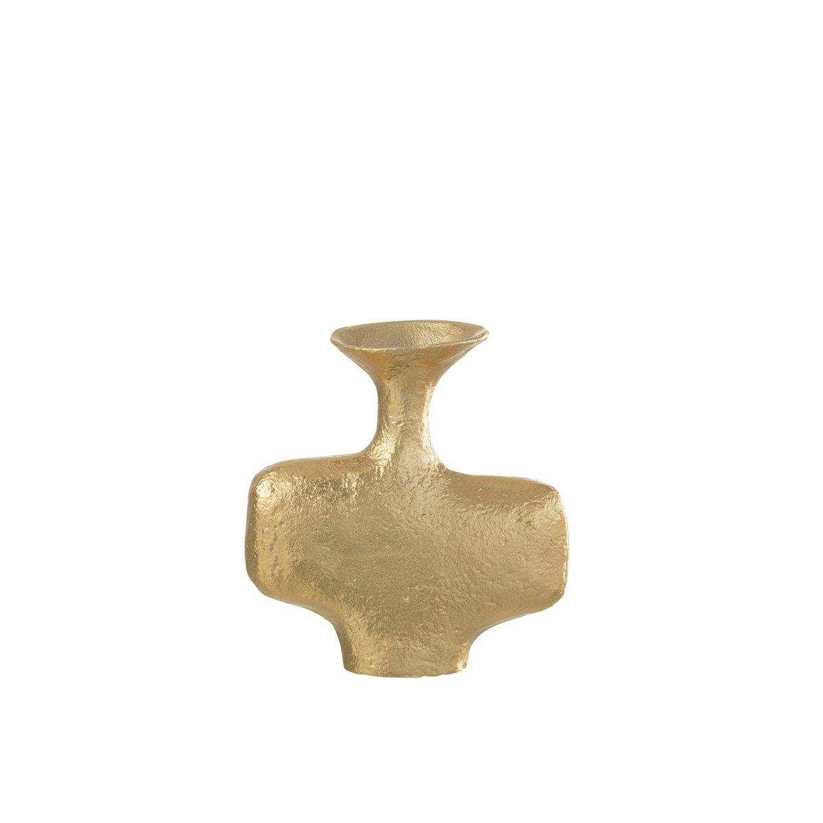 J-Line Vase Moderna Aluminium Gold - 21,00 cm hoch - HomeDesign Knaus