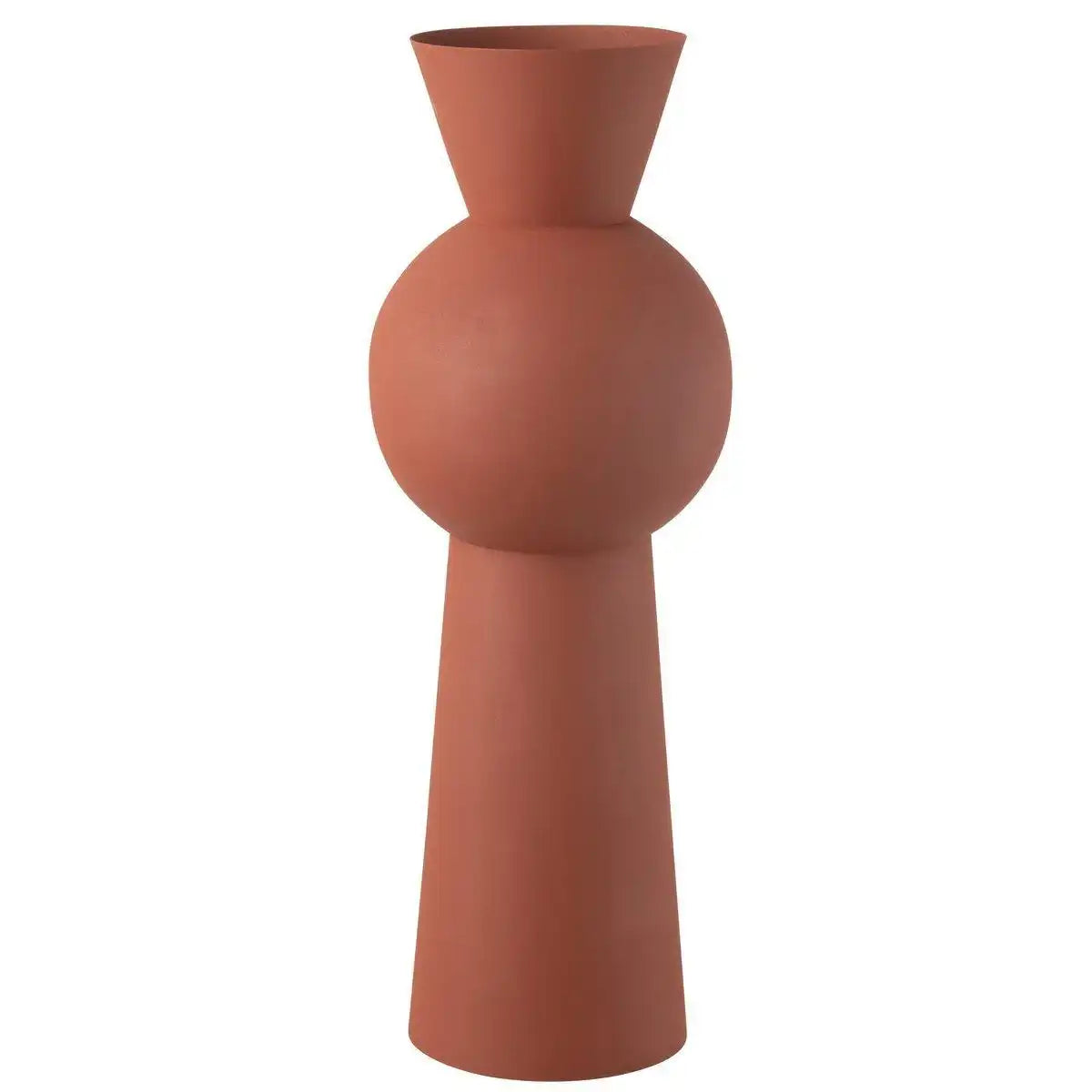 J-Line Vase Nala Eisen Rost Groß - HomeDesign Knaus