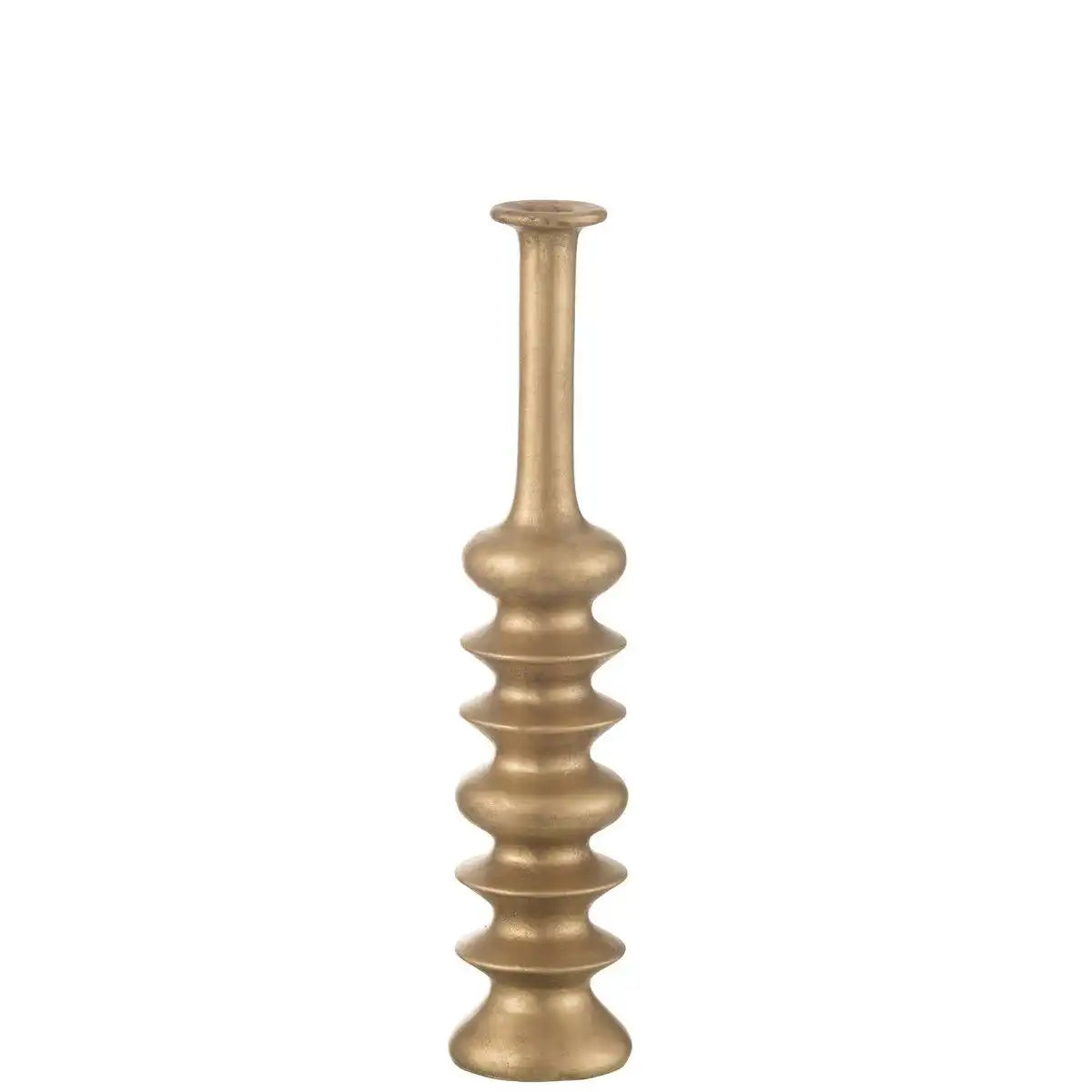 J-Line Vase Nebu Keramik Gold Klein - HomeDesign Knaus