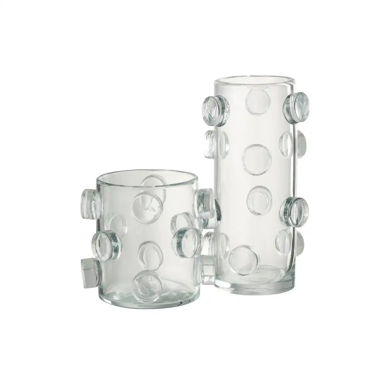 J-Line Vase Pebbles Glas Transparent Groß - HomeDesign Knaus