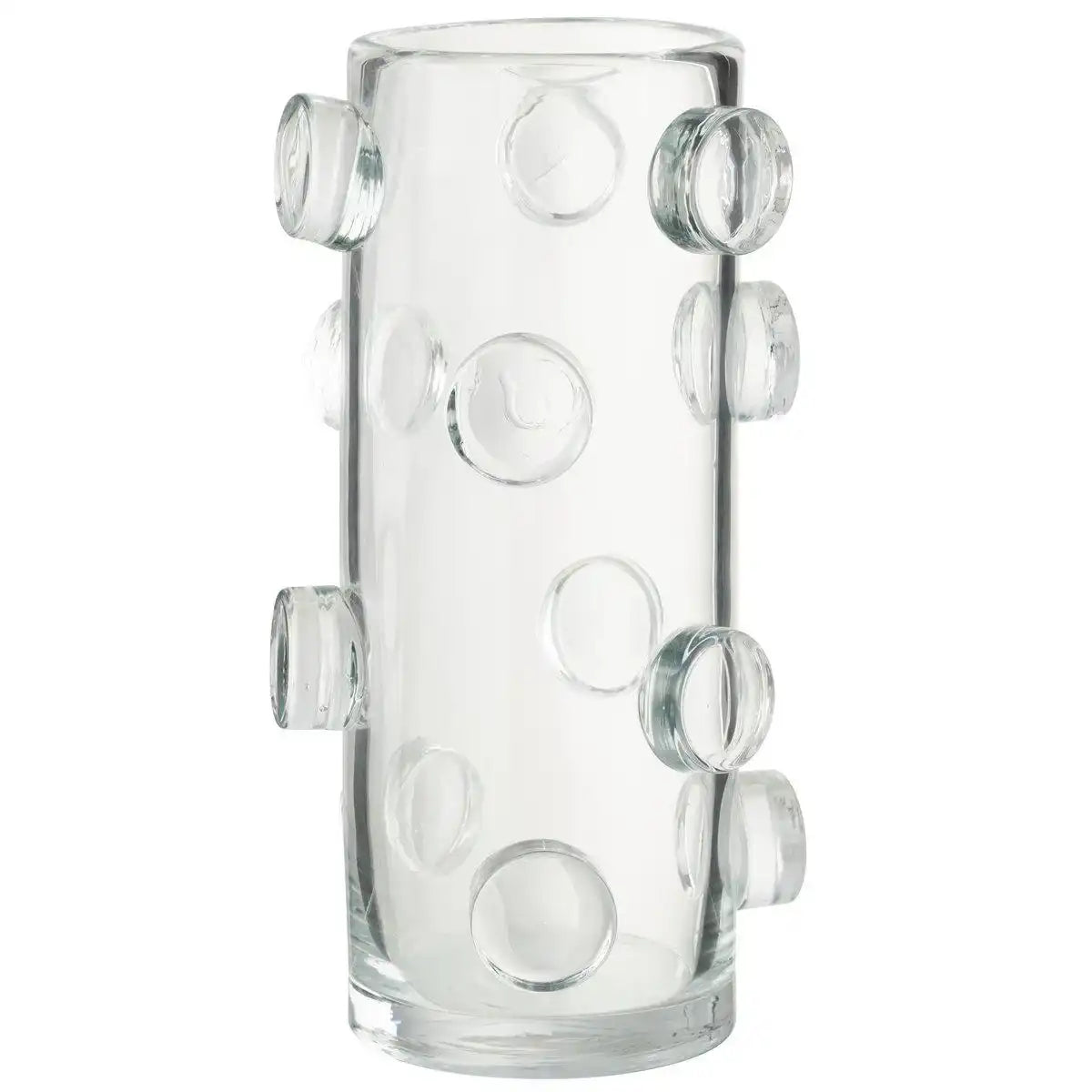 J-Line Vase Pebbles Glas Transparent Groß - HomeDesign Knaus
