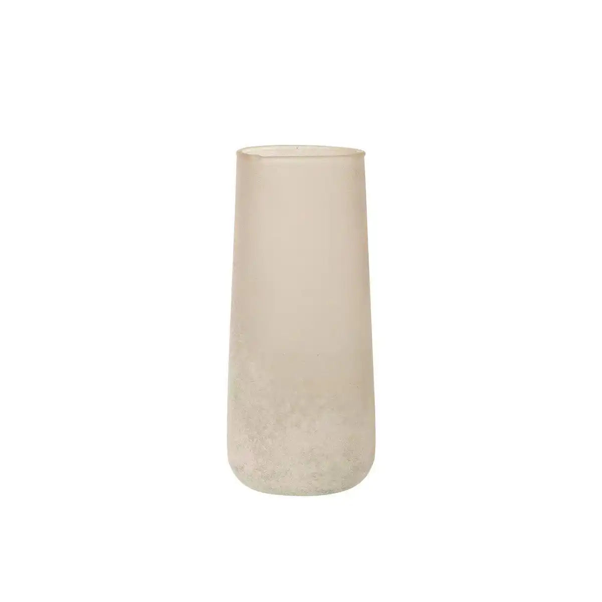 J-Line Vase Powder – Glas – Rosa – groß - HomeDesign Knaus