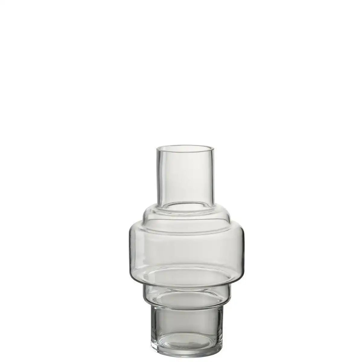 J-Line Vase Rino - Glas - transparent - klein - HomeDesign Knaus