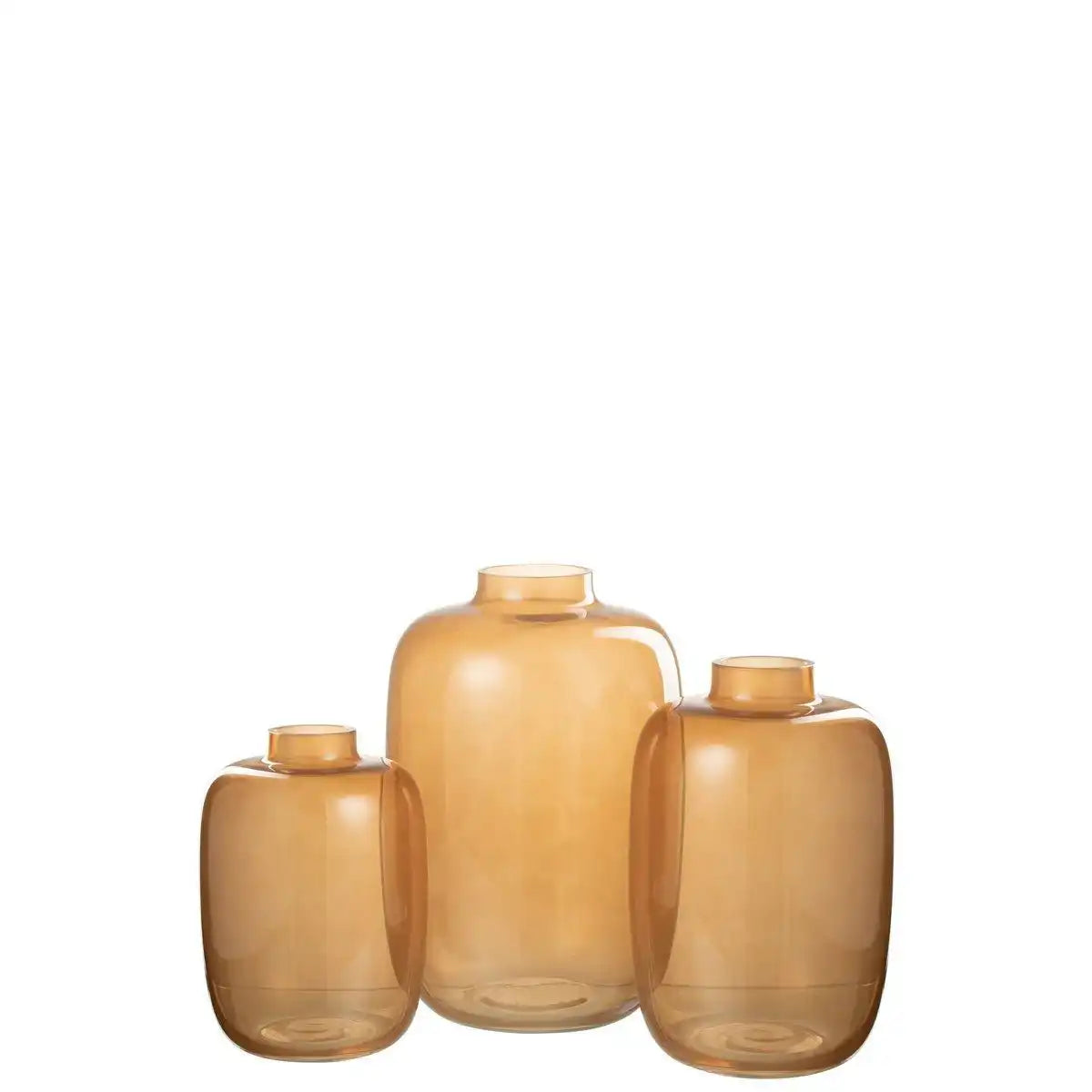 J-Line Vase Rita - Glas - Orange - groß - HomeDesign Knaus