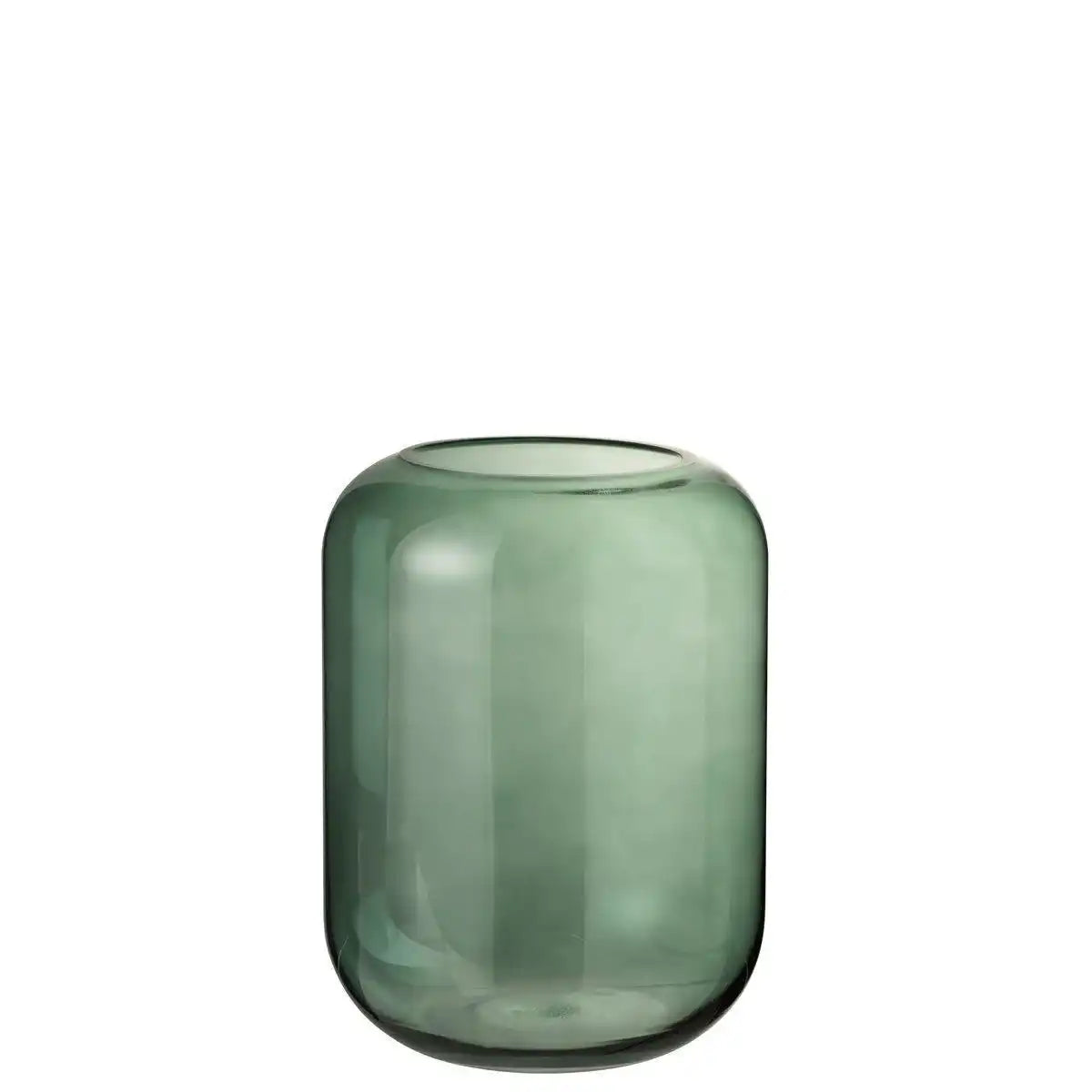 J-Line Vase Round High - Glas - Grün - Mittel - 29,50 cm hoch - HomeDesign Knaus