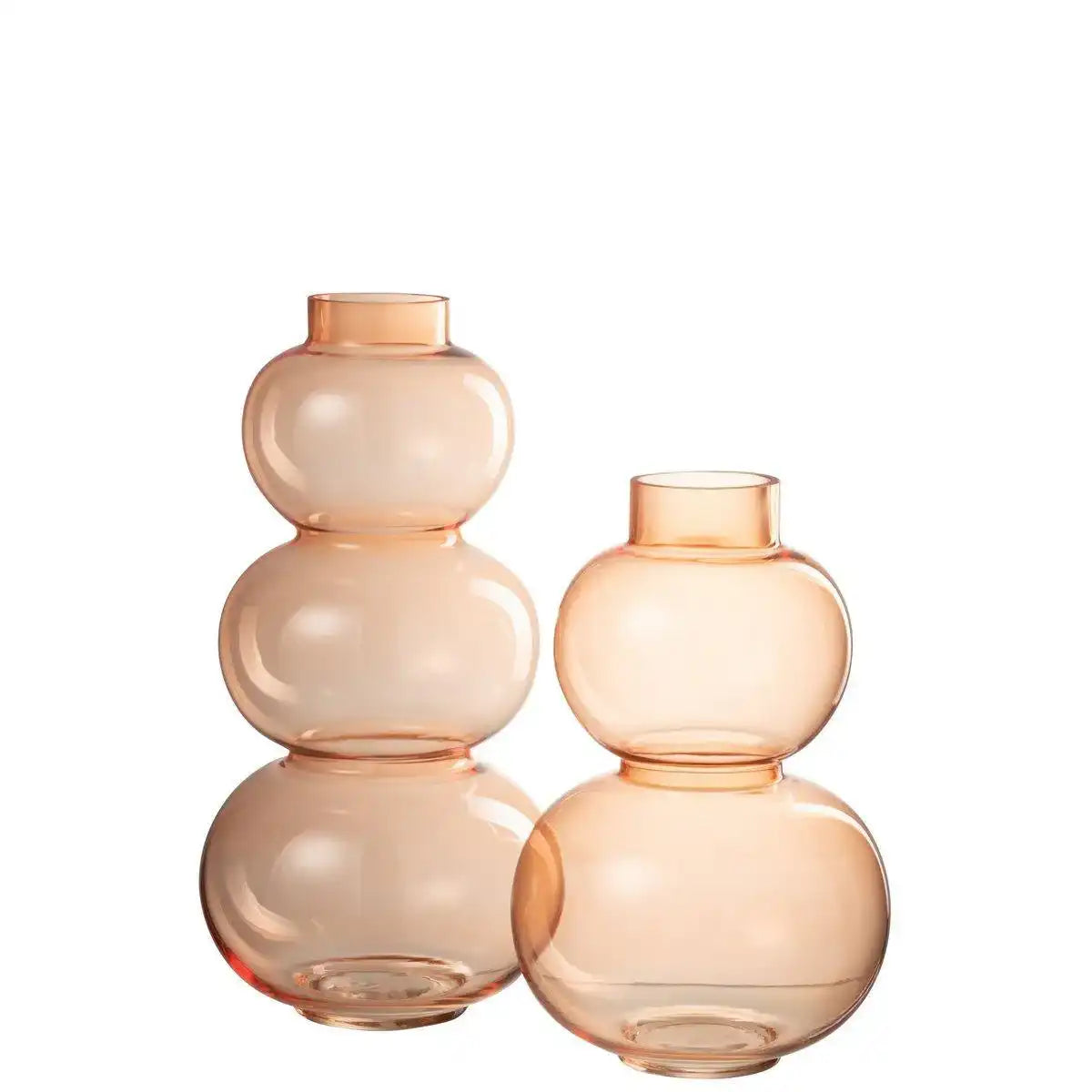 J-Line Vase Sphere - Glas - Orange - groß - HomeDesign Knaus