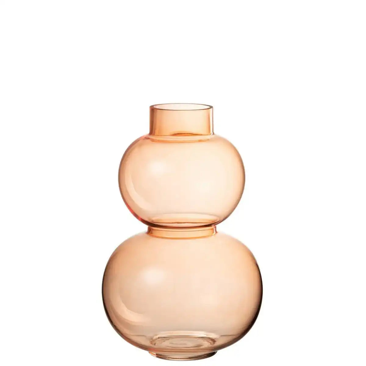 J-Line Vase Sphere - Glas - Orange - klein - HomeDesign Knaus