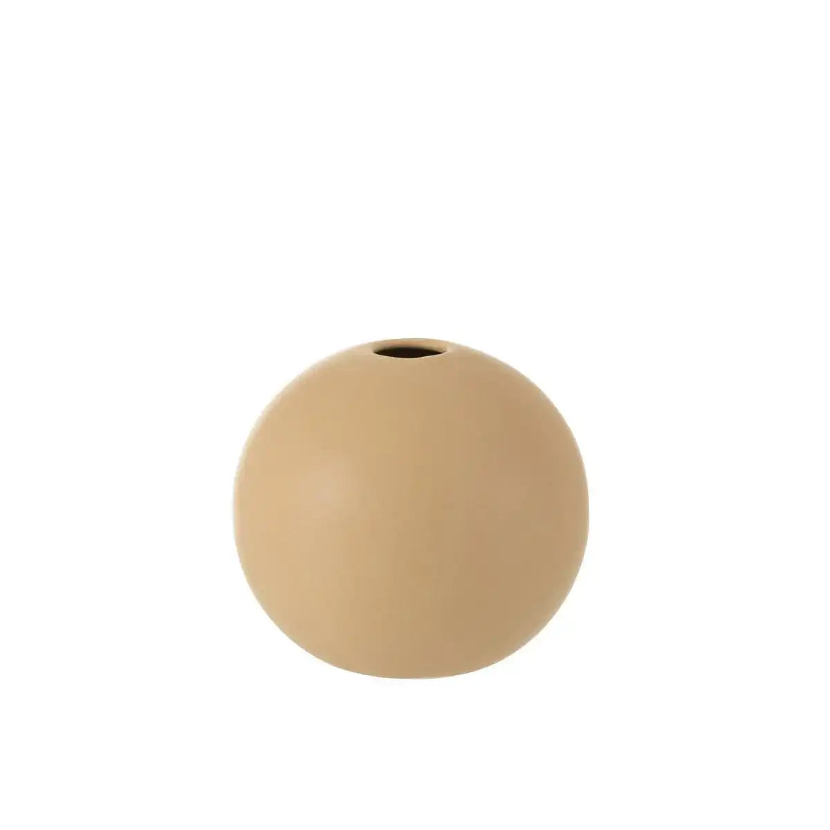 J-Line Vase Sphere - Keramik - Beige - mittel - 18,00 cm hoch - HomeDesign Knaus