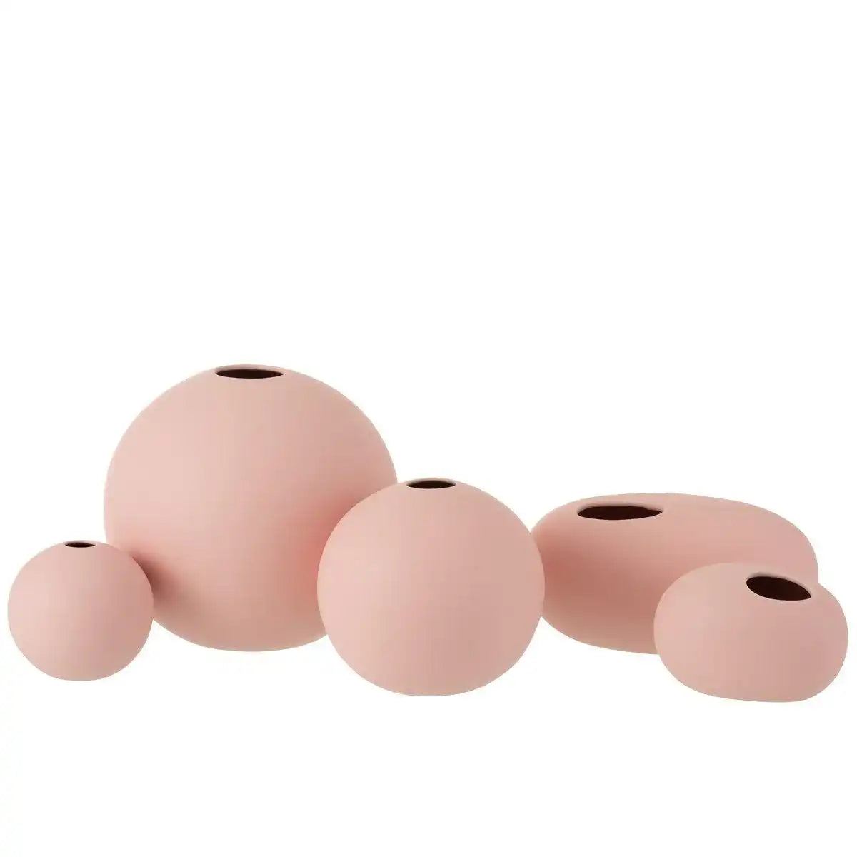 J-Line Vase Sphere – Keramik – Rosa – groß – 23,50 cm hoch - HomeDesign Knaus