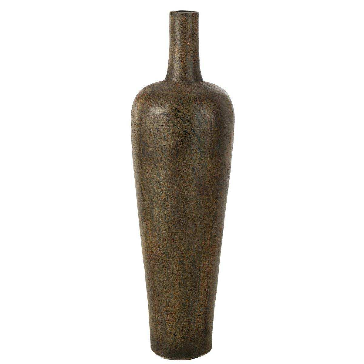 J-Line Vase Victor Zementbraun Groß - HomeDesign Knaus