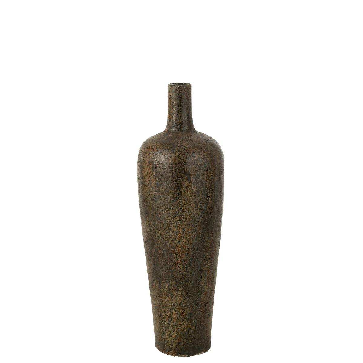 J-Line Vase Victor Zementbraun Medium - HomeDesign Knaus