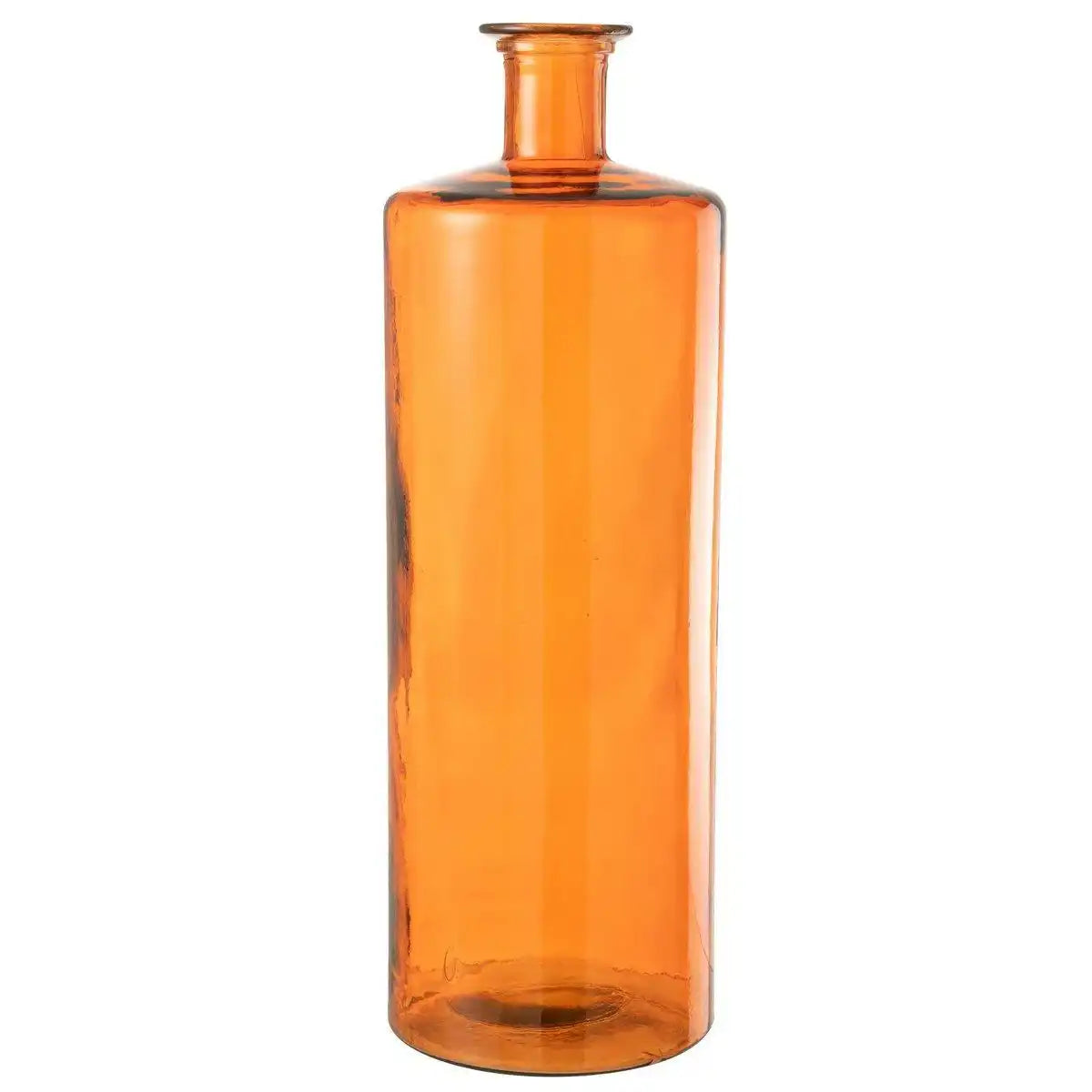 J-Line Vase Wide – Glas – Orange – groß - HomeDesign Knaus