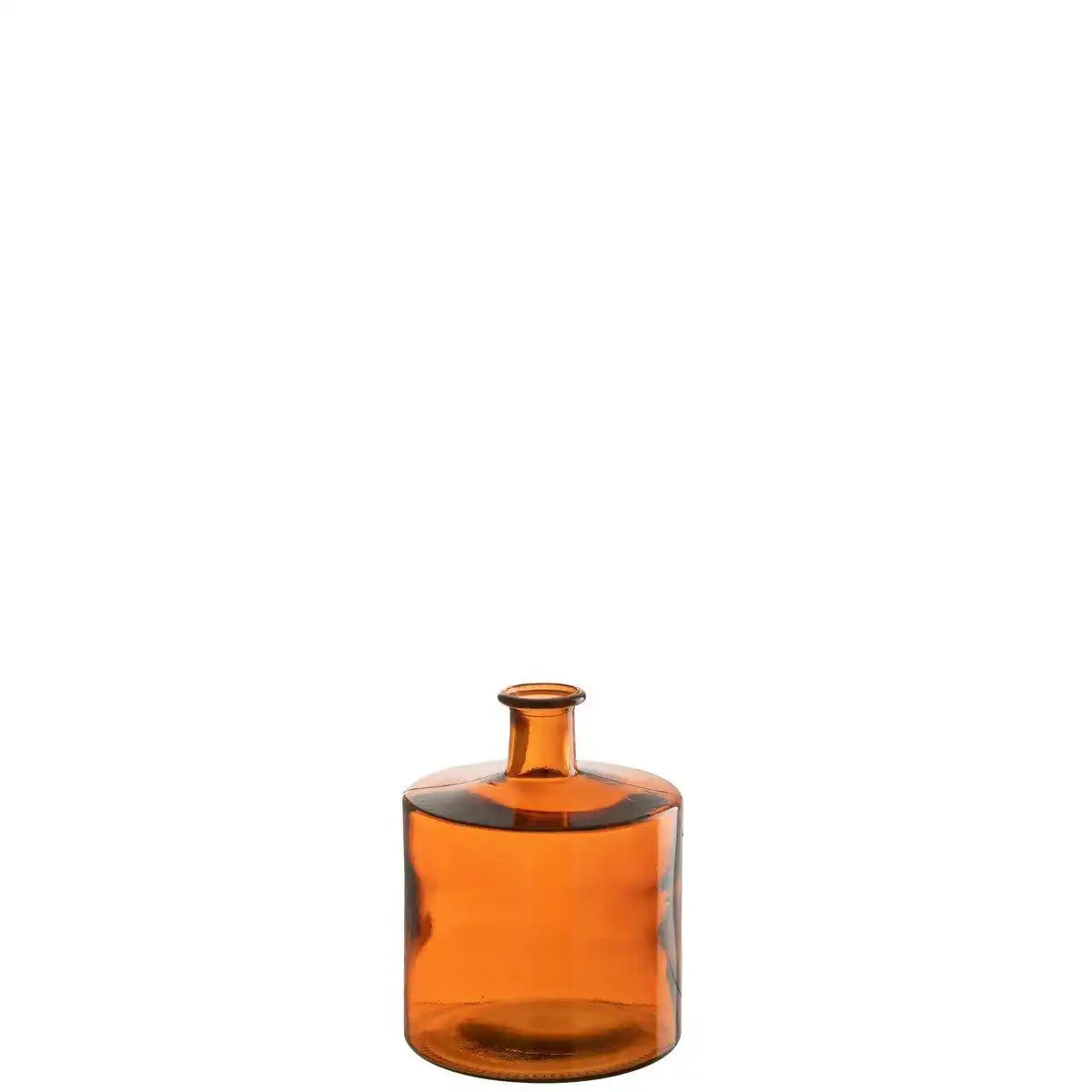 J-Line Vase Wide -Glas - Orange- klein - HomeDesign Knaus