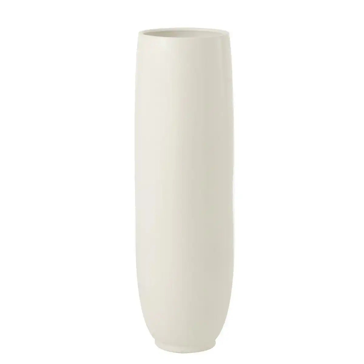J-Line Vase Ying Keramik Weiß Groß – 92,00 cm hoch - HomeDesign Knaus